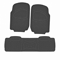 Коврик салона SKYWAY Hot-3 3пр. Полиуретановый Черный (п: 71,5*50,5см, з: 43*156см)